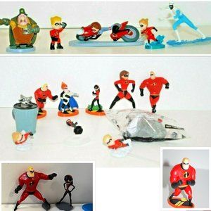 Disney Pixar The Incredibles 2 Deluxe Figure BIG Lot of 18